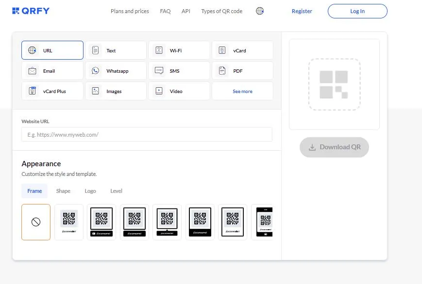 pdf qr code generator QRFY