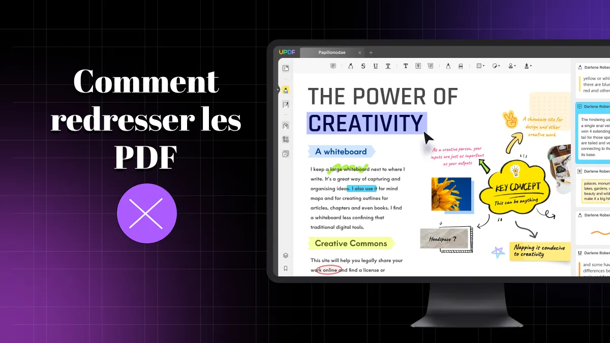 redresser des PDF