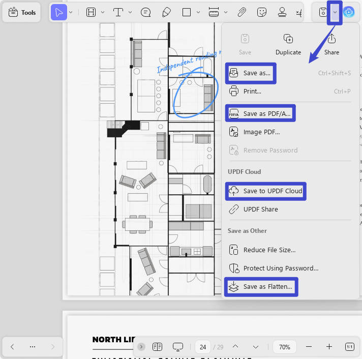 adobe acrobat measure tool updf kaydet