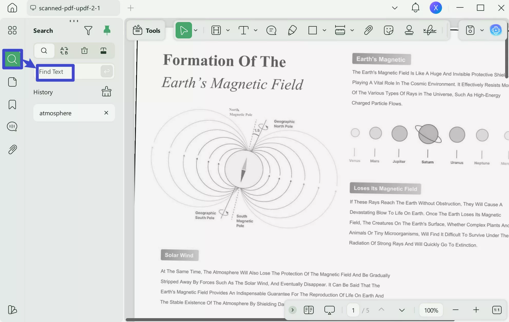 add index to pdf search updf
