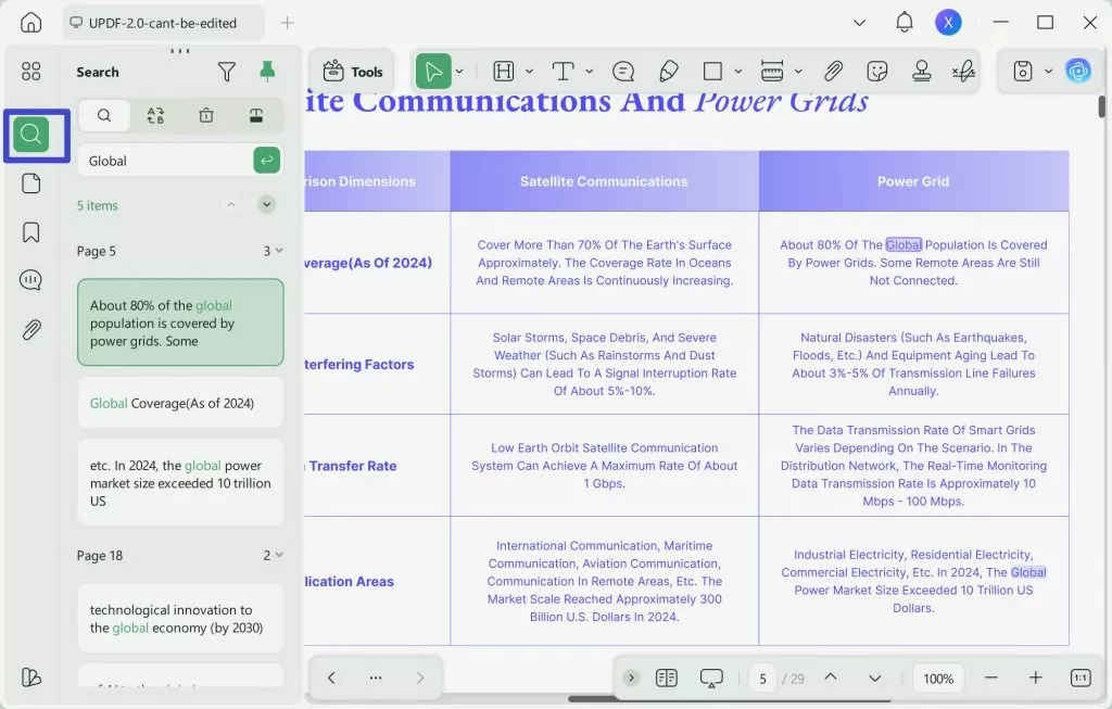 add index to pdf search updf