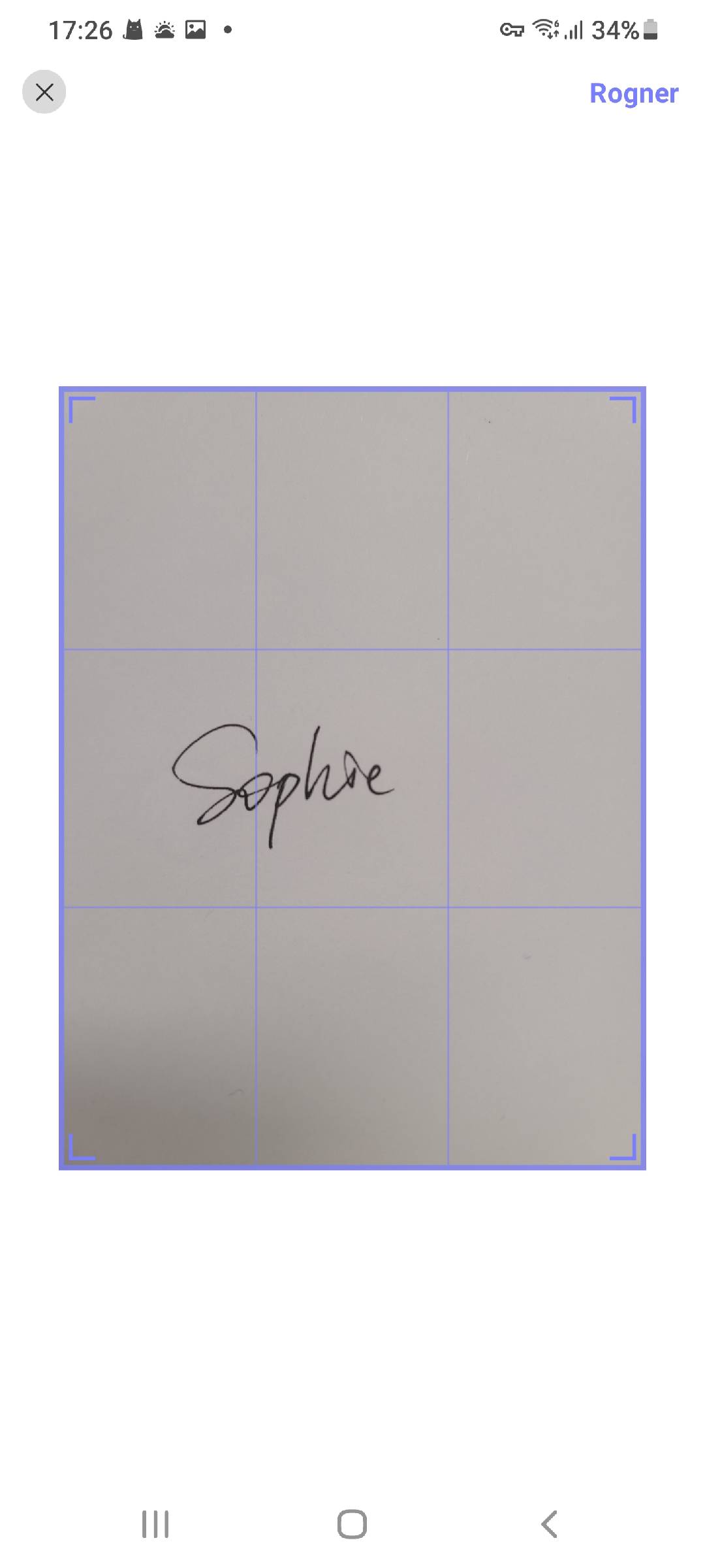 Opération exécutable de la signature