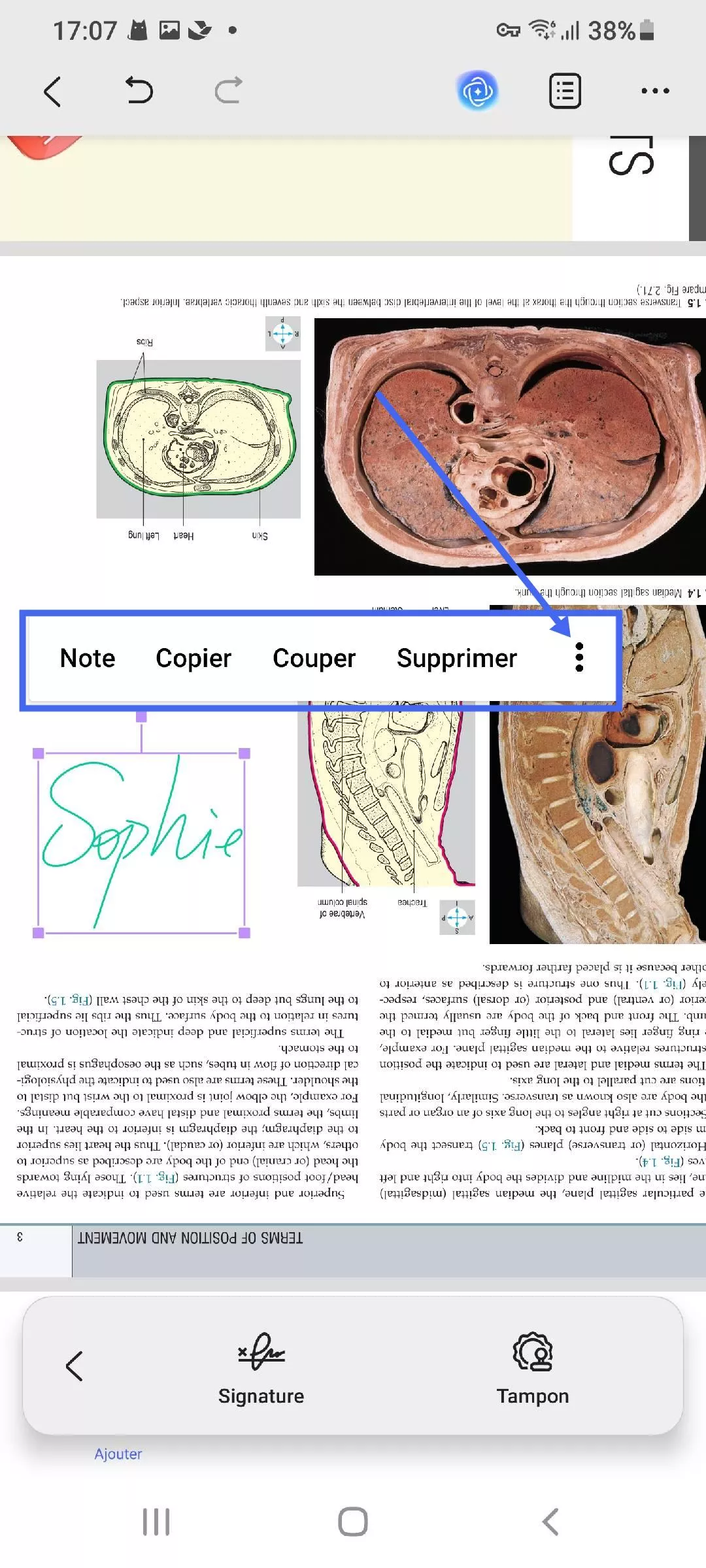 Créer une signature avec UPDF Android