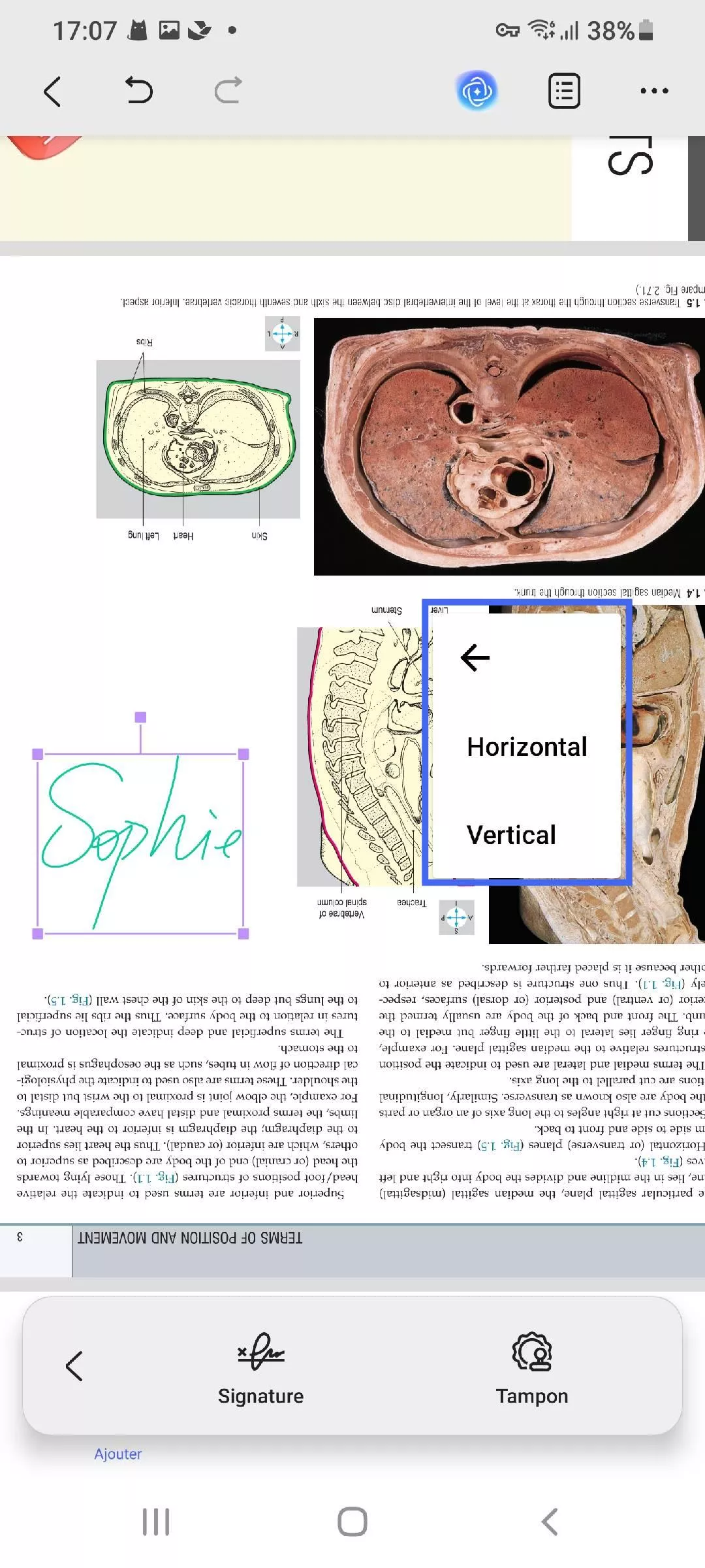 Créer une signature avec UPDF Android