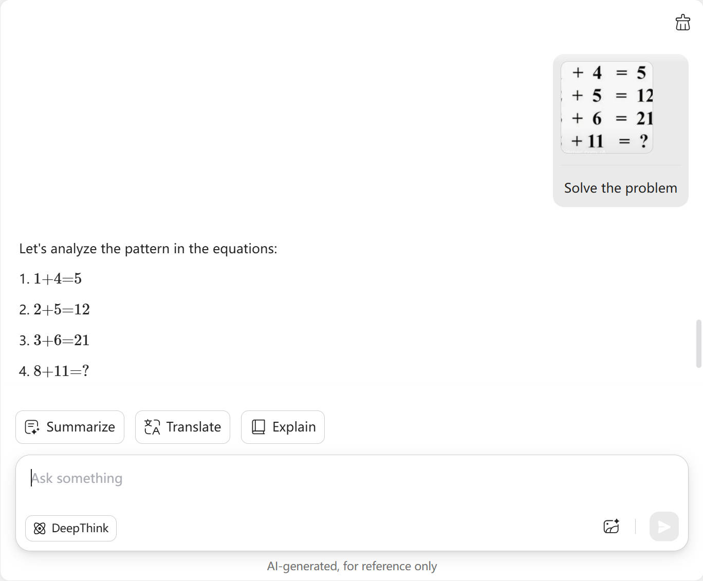 Analyze the problem in the image