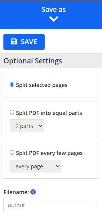 how do i split a word document into- multiple pdfs save