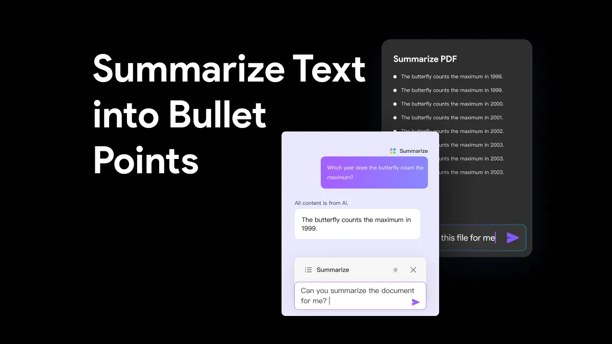 How to Summarize Text into Bullet Points with AI