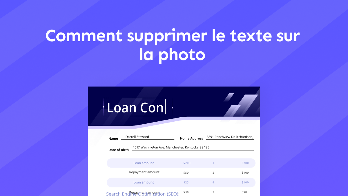 Supprimer le texte sur les photos maintenant ! UPDF