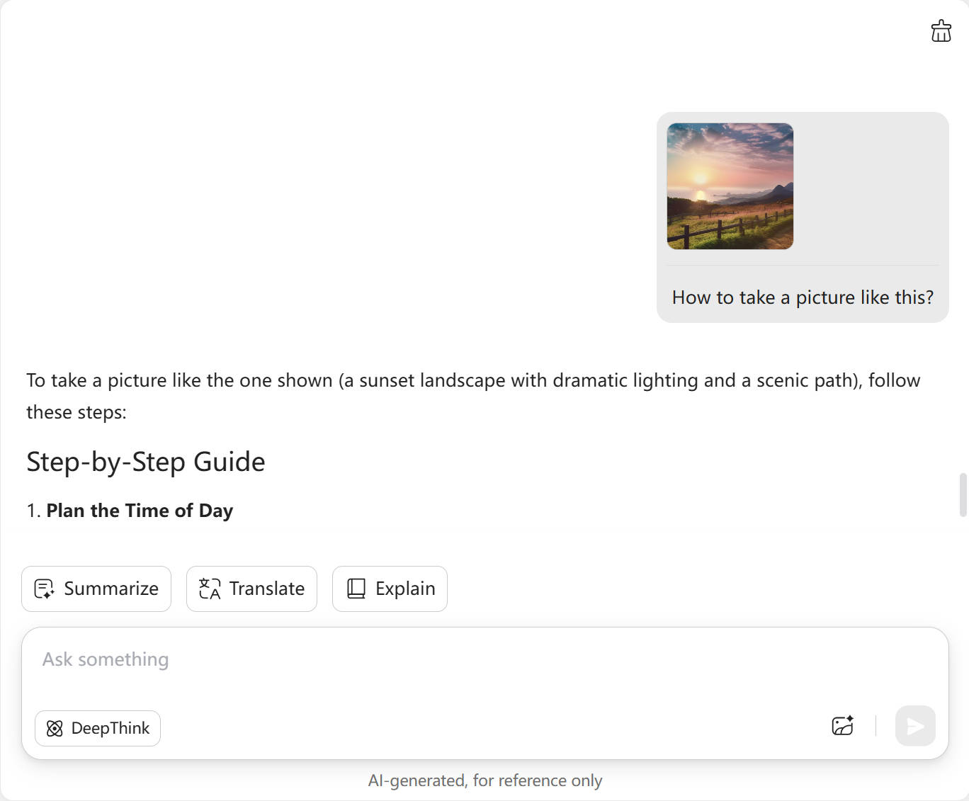 chat with image
