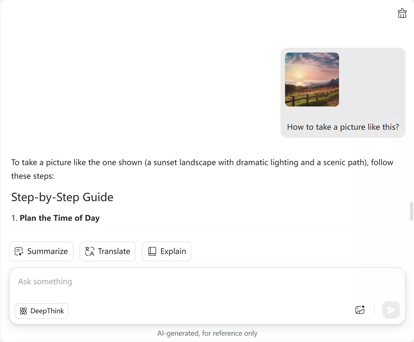 chat with image