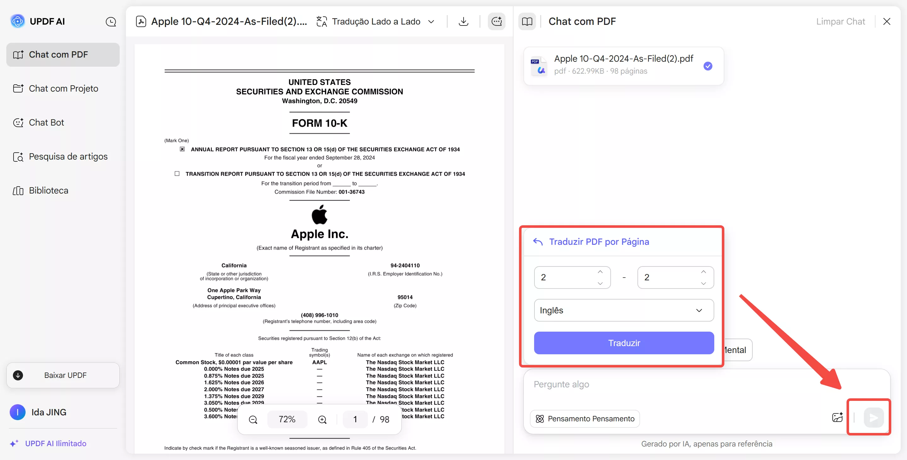 updf ai web