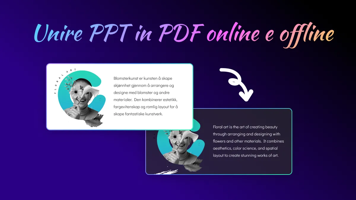 Una guida completa per unire più PPT in PDF