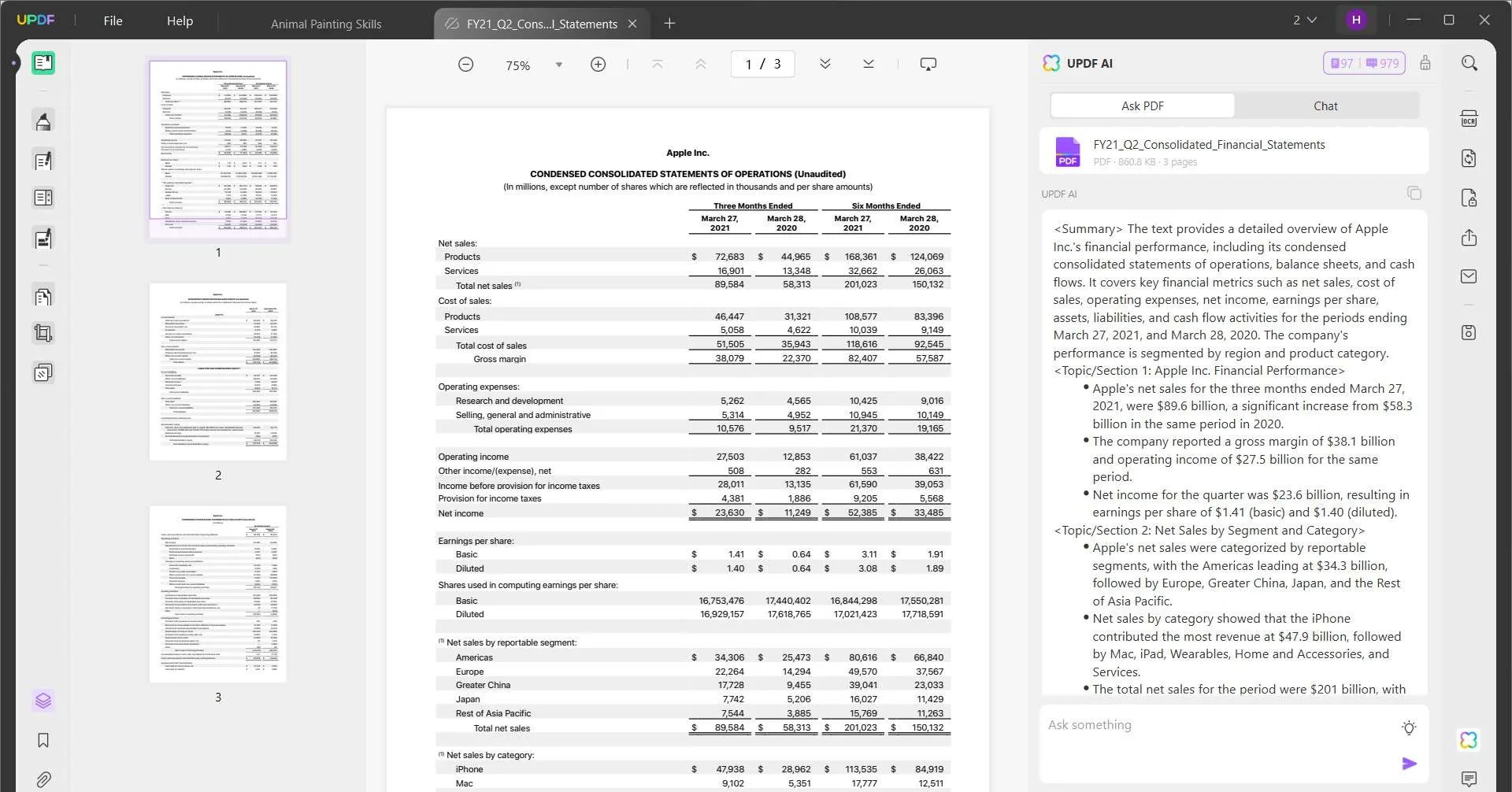 adobe acrobat ai vs updf ai updf summarize