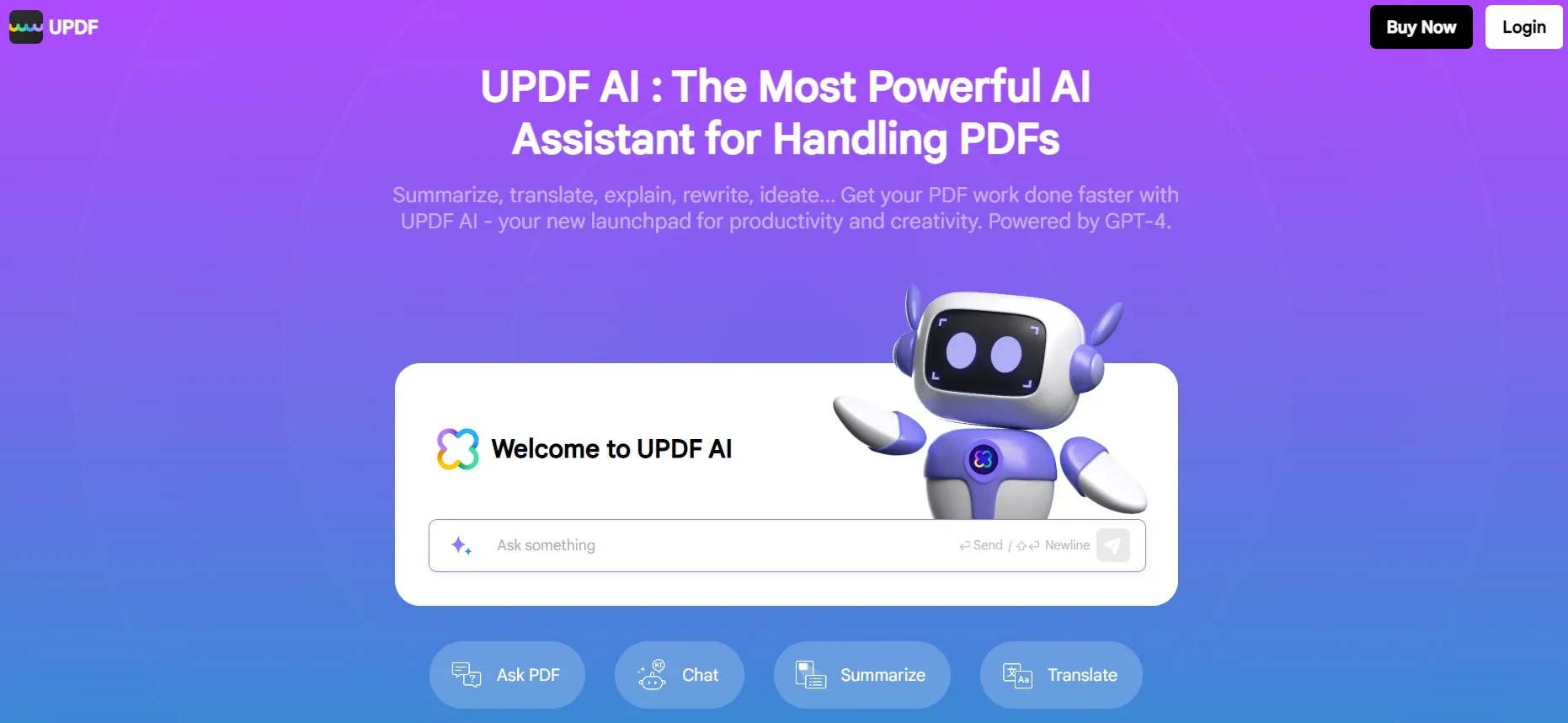 UPDF AI web