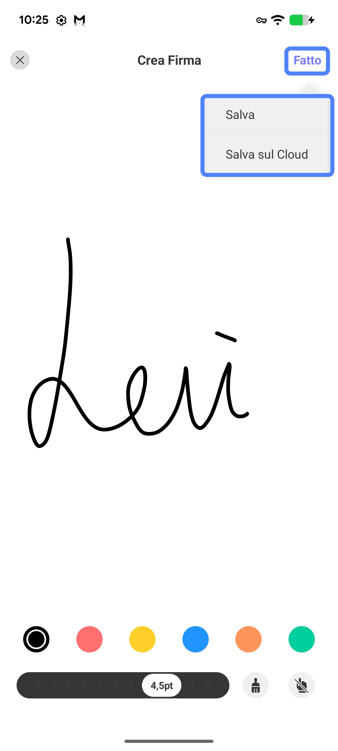 handwrite the signature