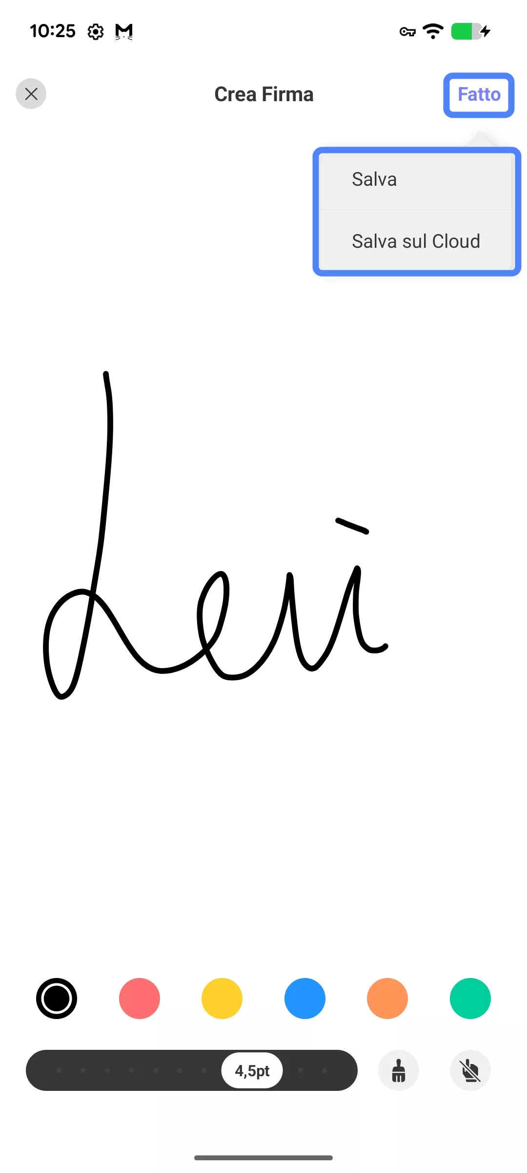 handwrite the signature