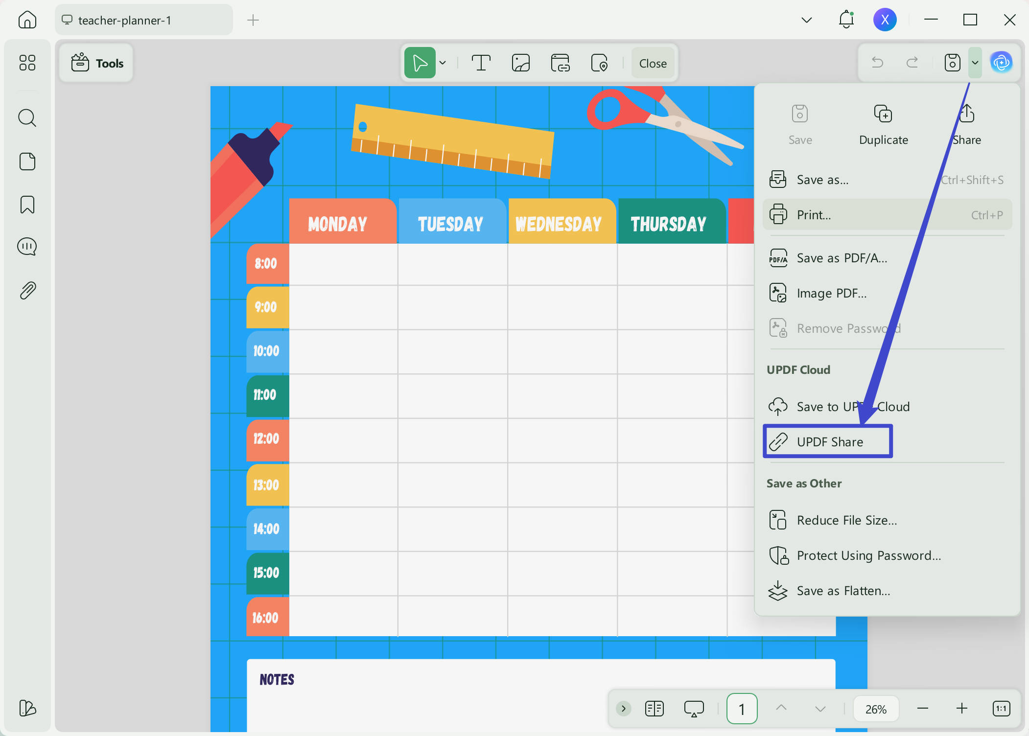teacher planner share updf