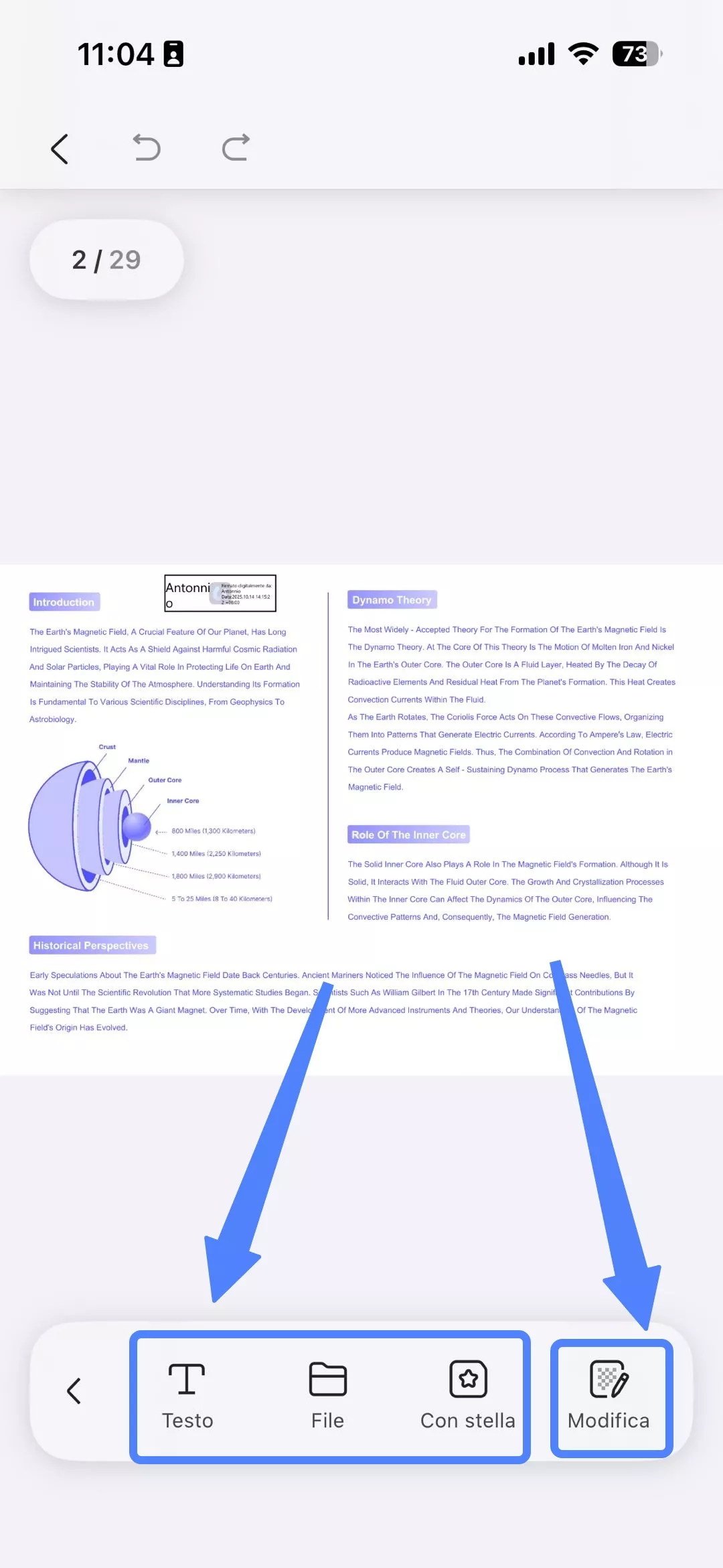 Crea e aggiungi una filigrana