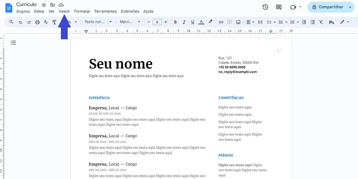 PDF no Google Docs