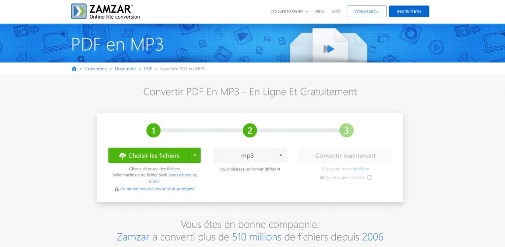 convertir pdf en mp3
