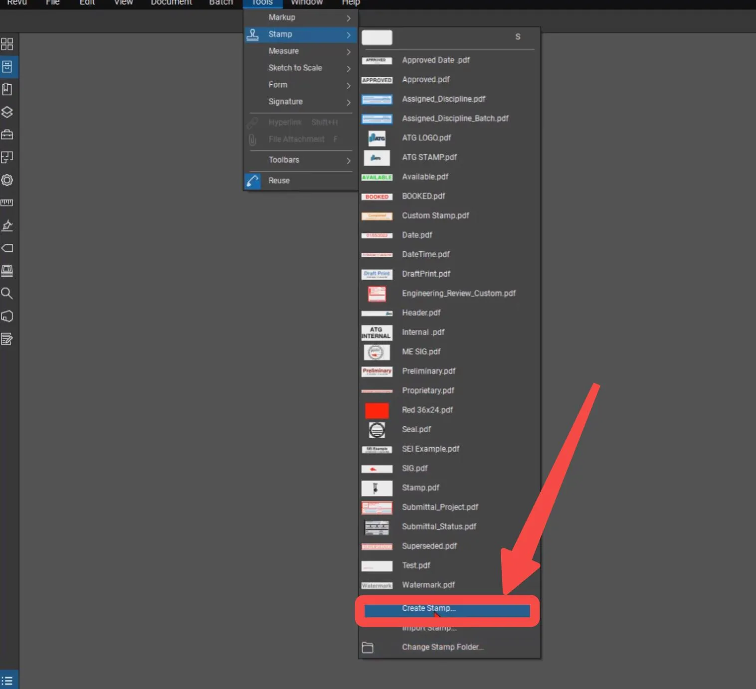 add the signature stamp in PDF with bluebeam successfully