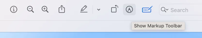 how to add text to a pdf on mac show markup toolbar in preview