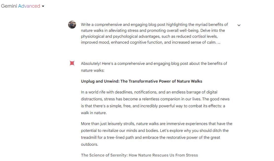 Générateur d'invites IA Article de blog généré par l'IA