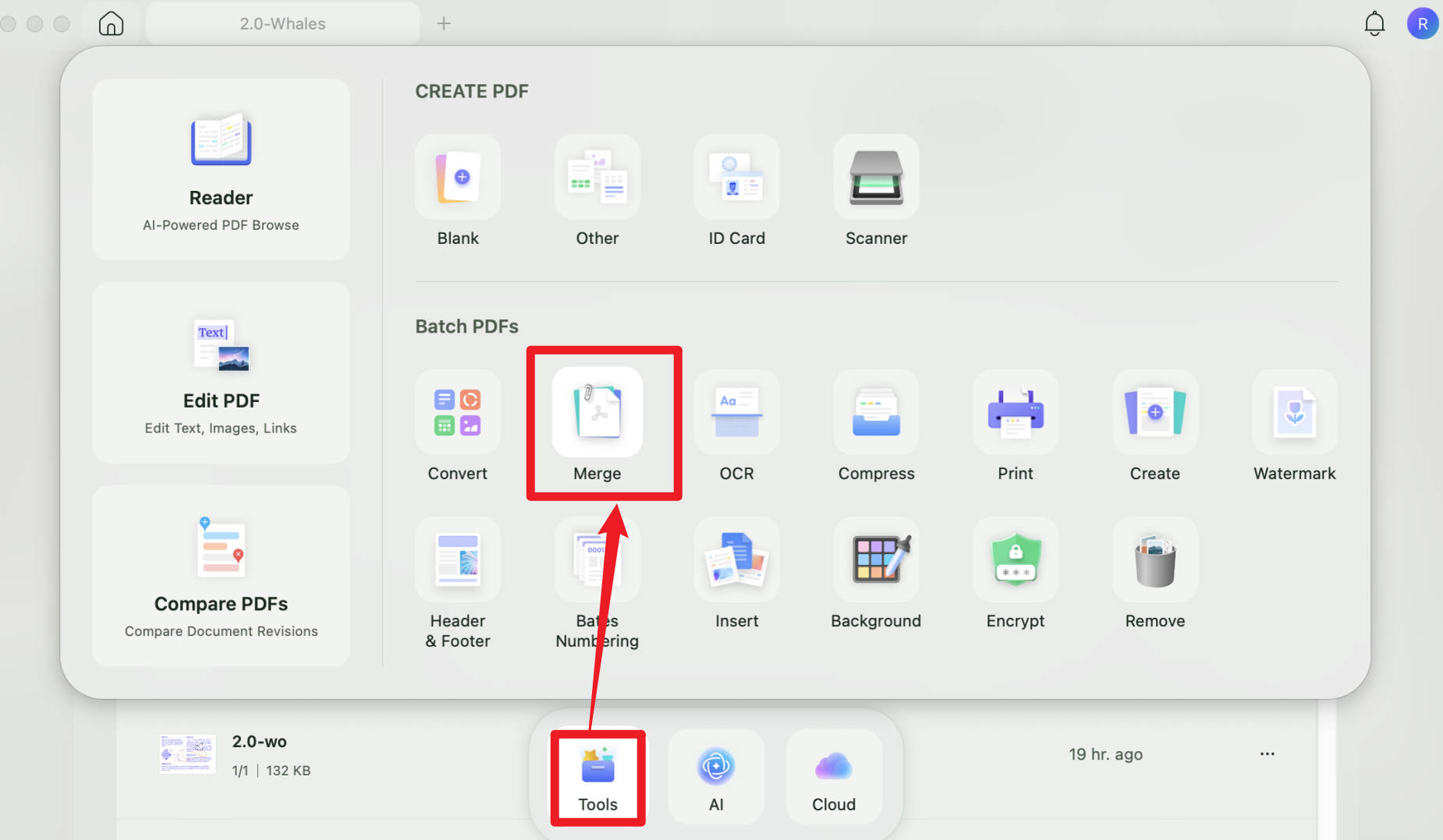 screenshot to pdf mac click the batch button