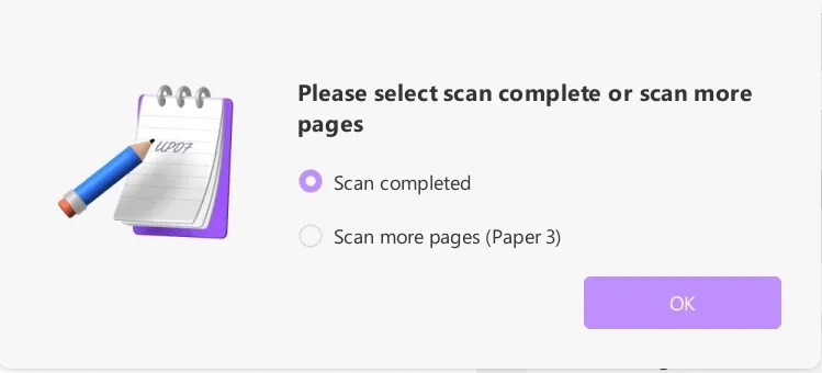 Creare PDF da scanner