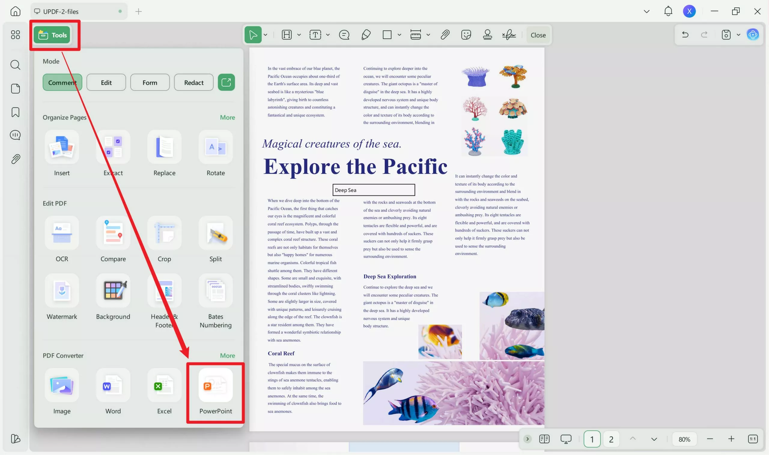 convert pdf to ppt without changing font updf