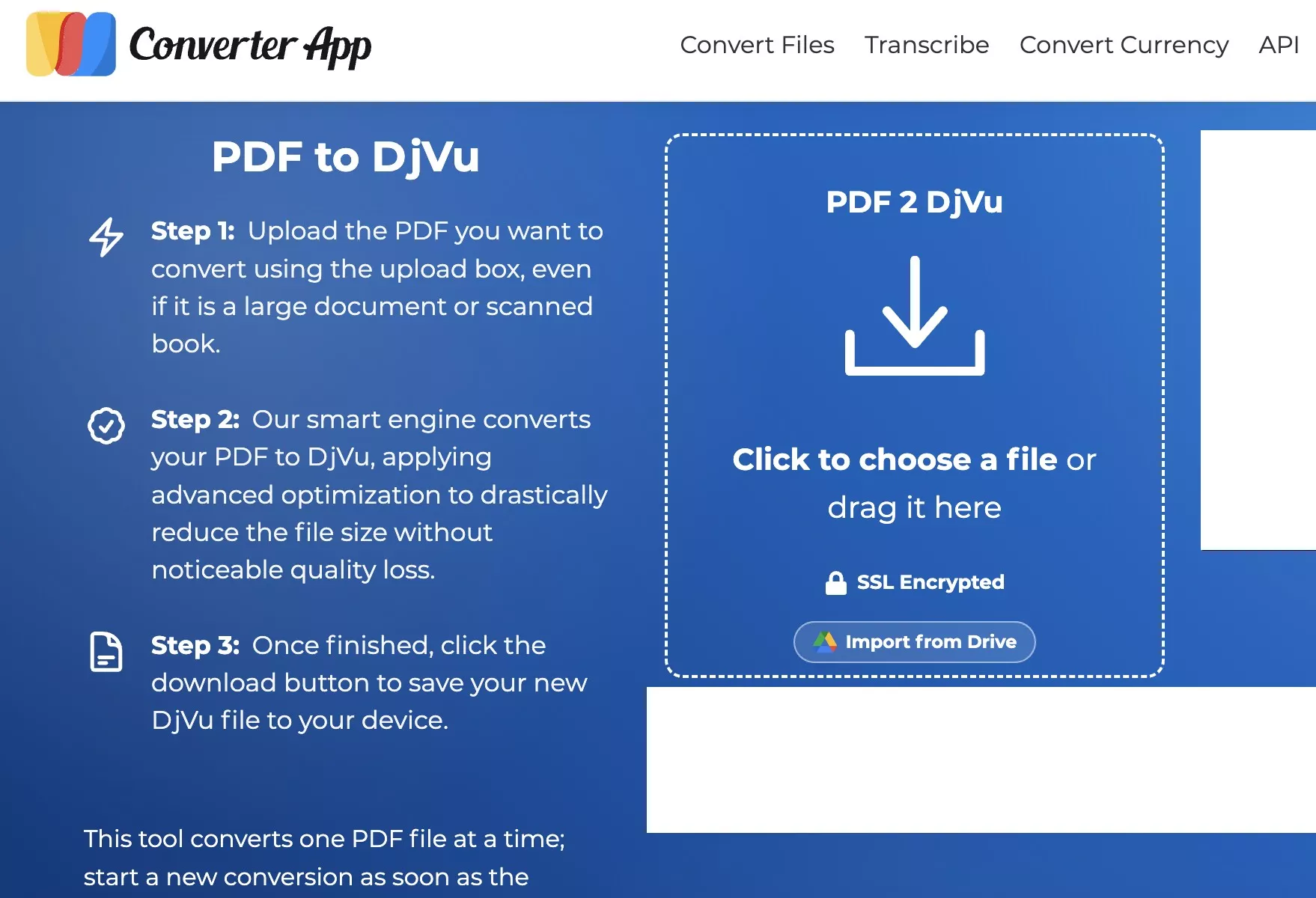 converter app pdf2djvu
