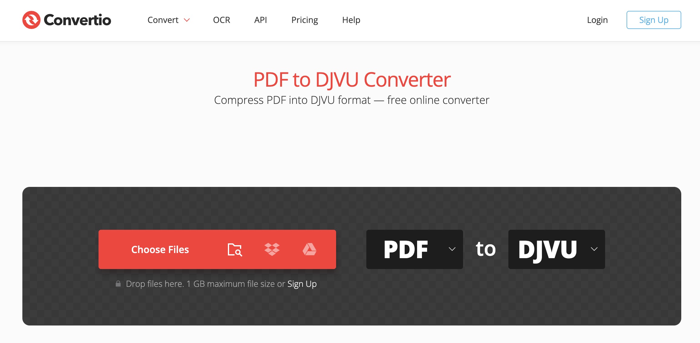 convertio pdf to divu