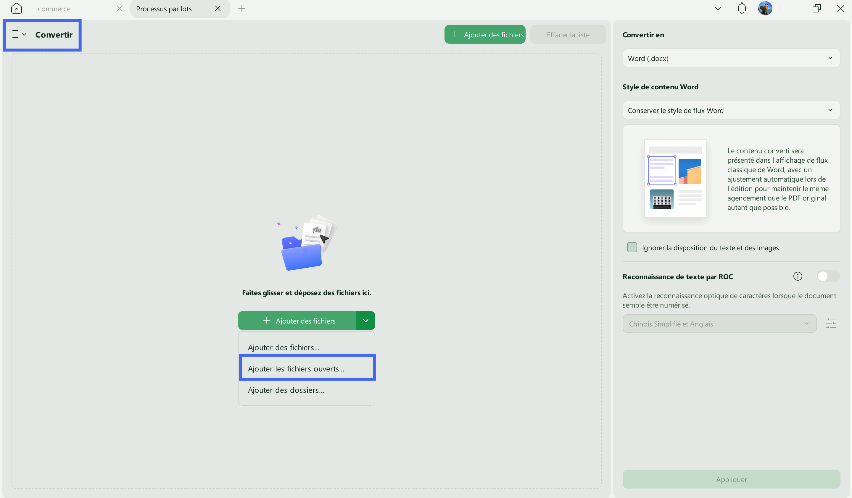 convertir excel en word par lots