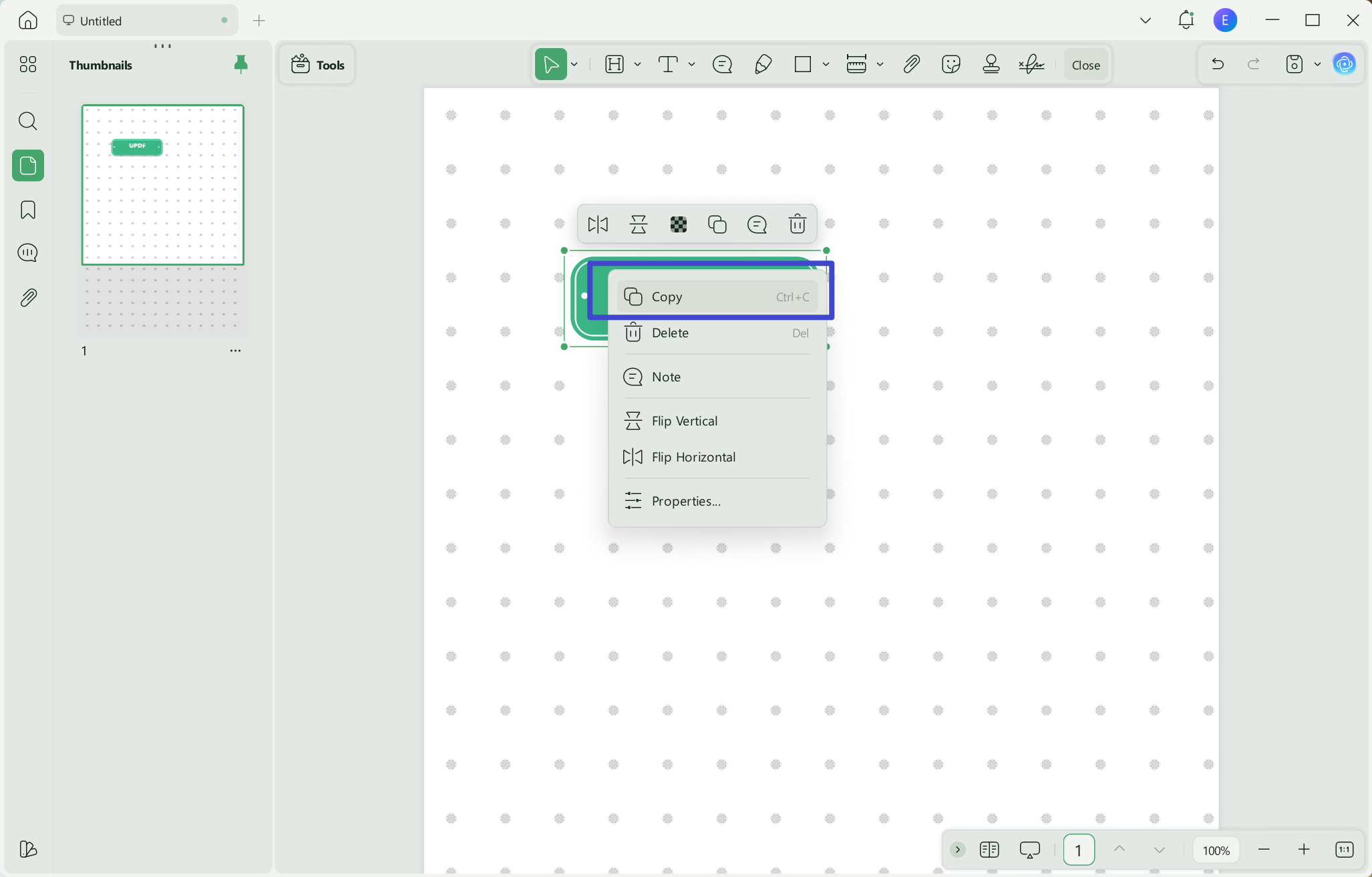copy stamp for pdf copy the stamp to a clear background with UPDF