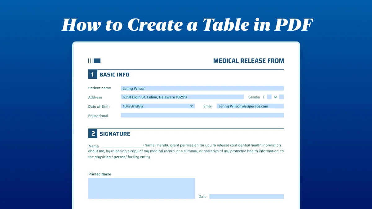 How to Create a Table in PDF? (6 Ways to Follow)