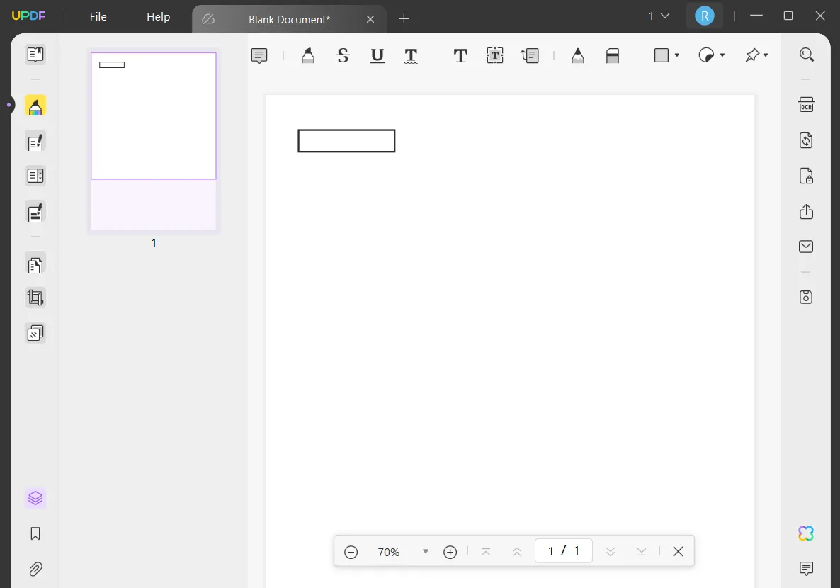 create a table in pdf adjust the shape size and position in UPDF