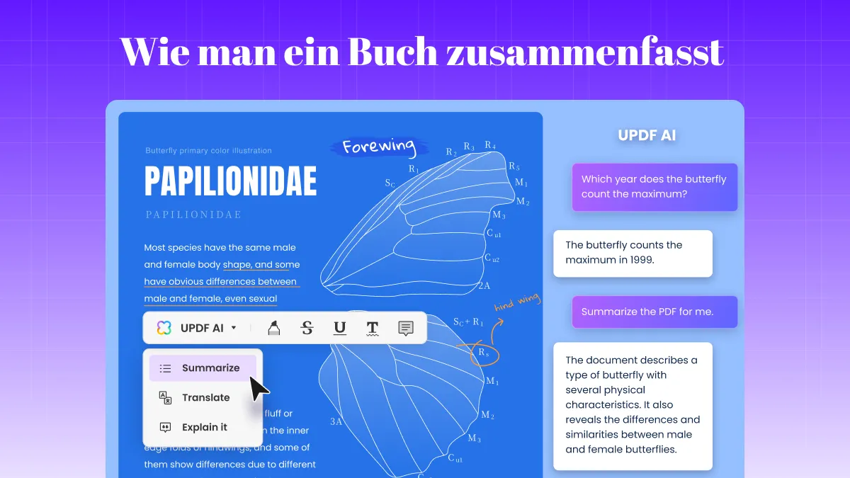 Wie Sie ein Buch schnell und effizient mit und ohne AI zusammenfassen [Schritt-für-Schritt-Anleitung]