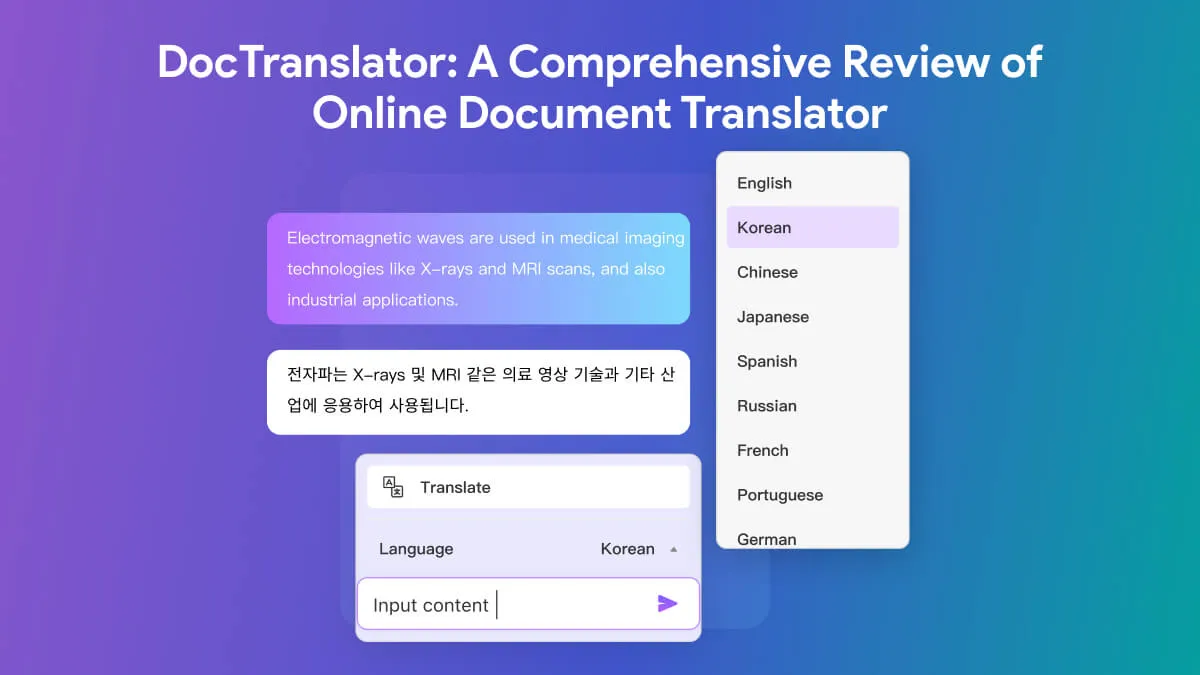 DocTranslator: A Comprehensive Review of Online Document Translator