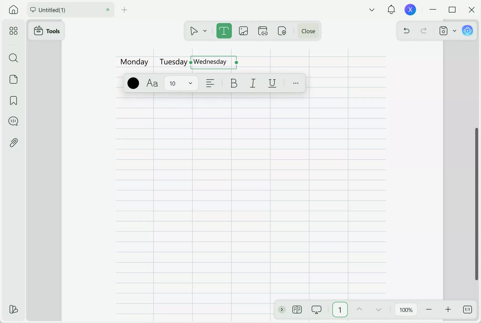 create a table in pdf save the PDF table with UPDF