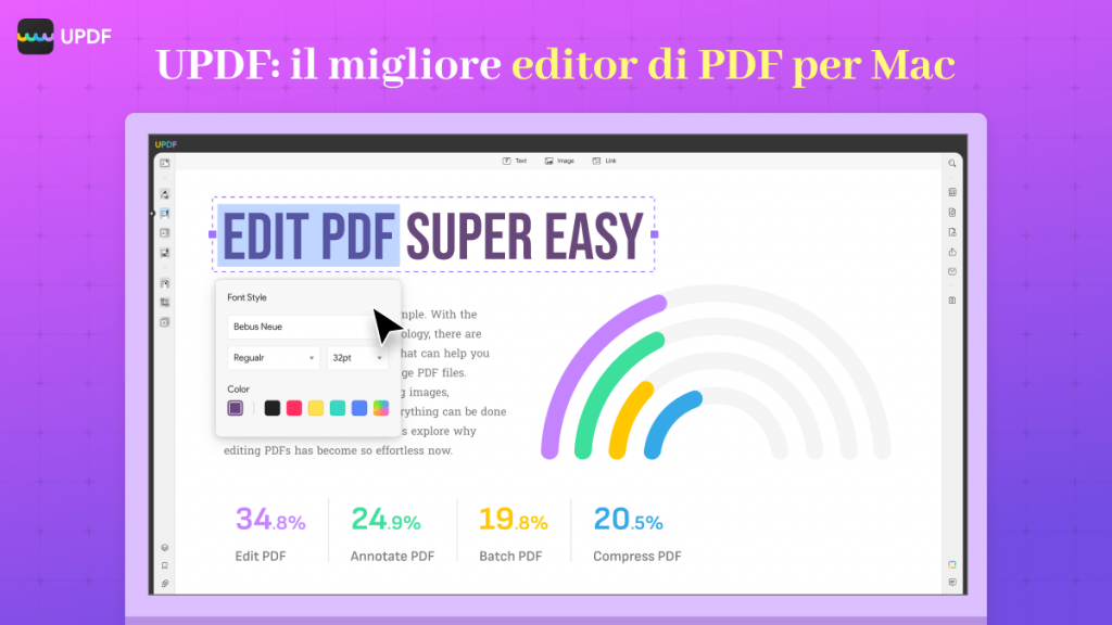 Crea PDF su Mac con UPDF | Guida utente