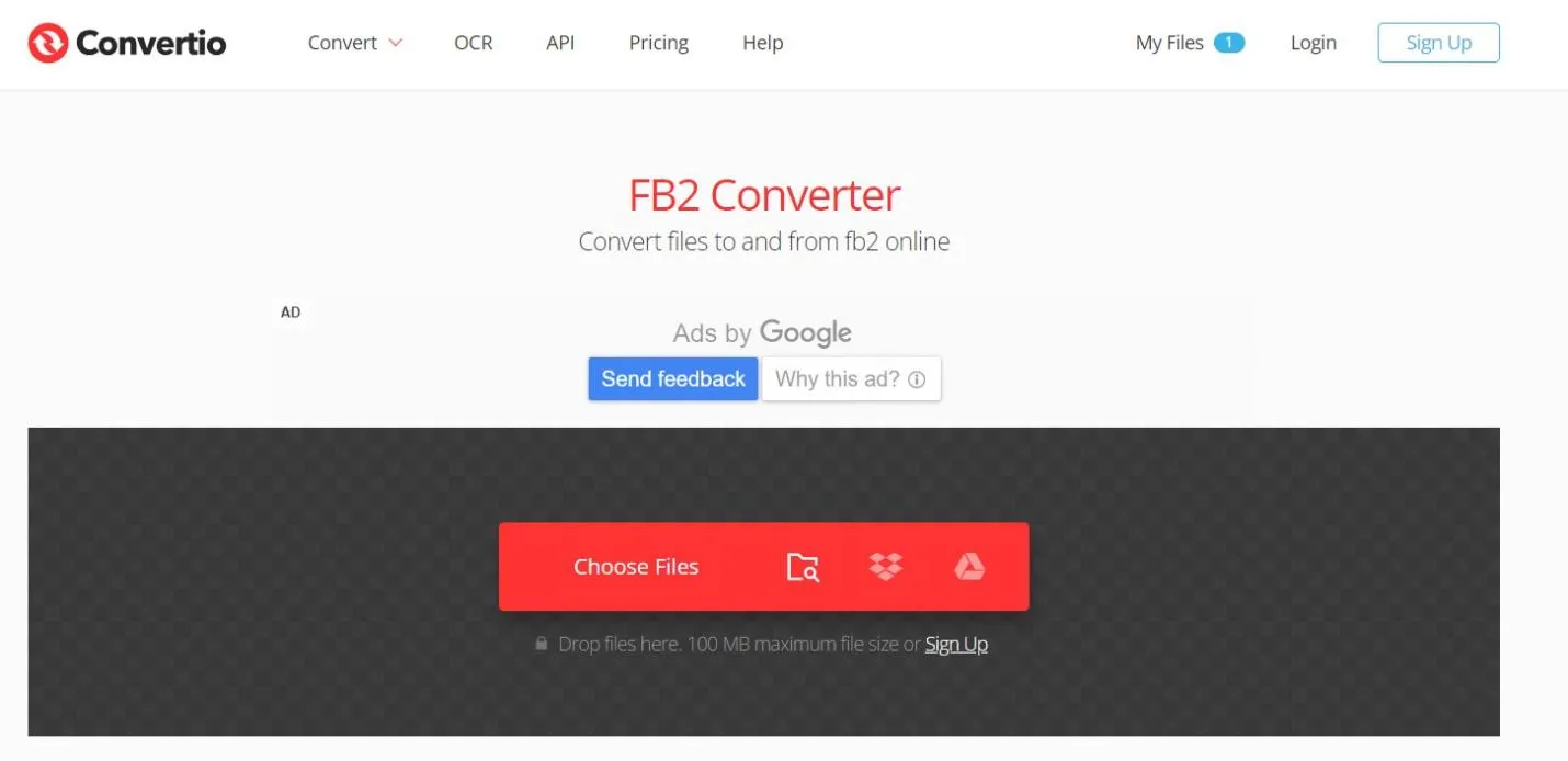 fb2 to pdf convertio