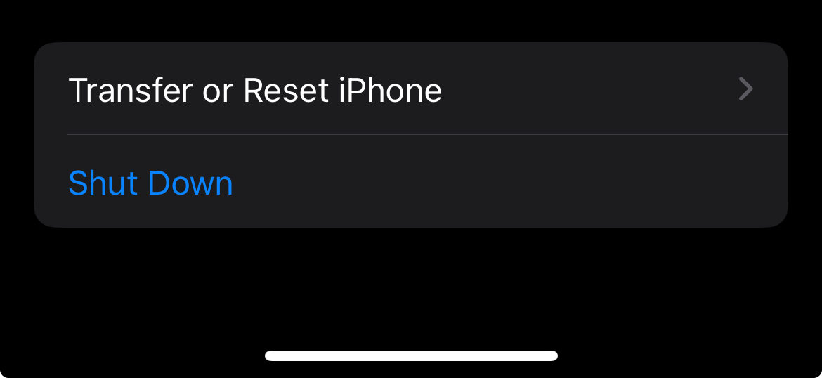 iPhone'daki tüm ayarları sıfırla