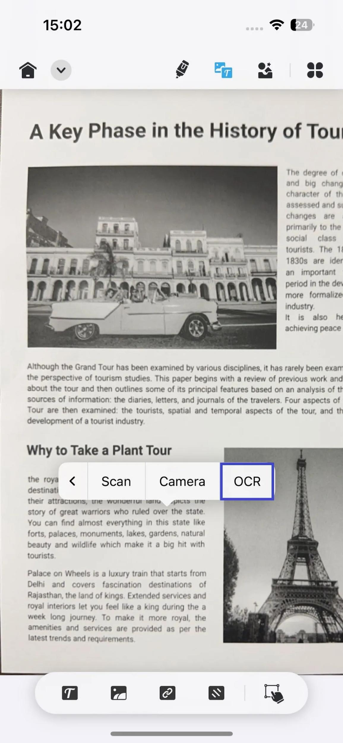 UPDF iOS'ta OCR'yi kullanın