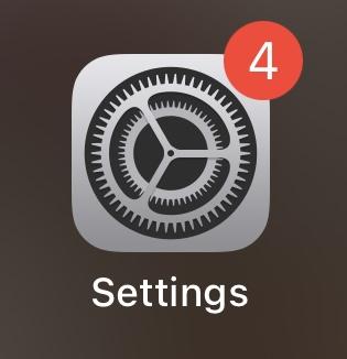 iPhone'da ayarlar uygulamasını açın