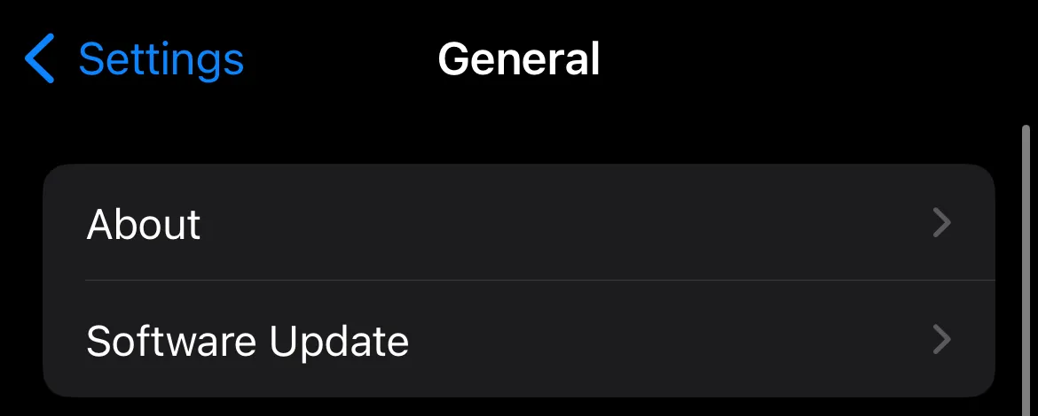 atualize o software iOS no iPhone