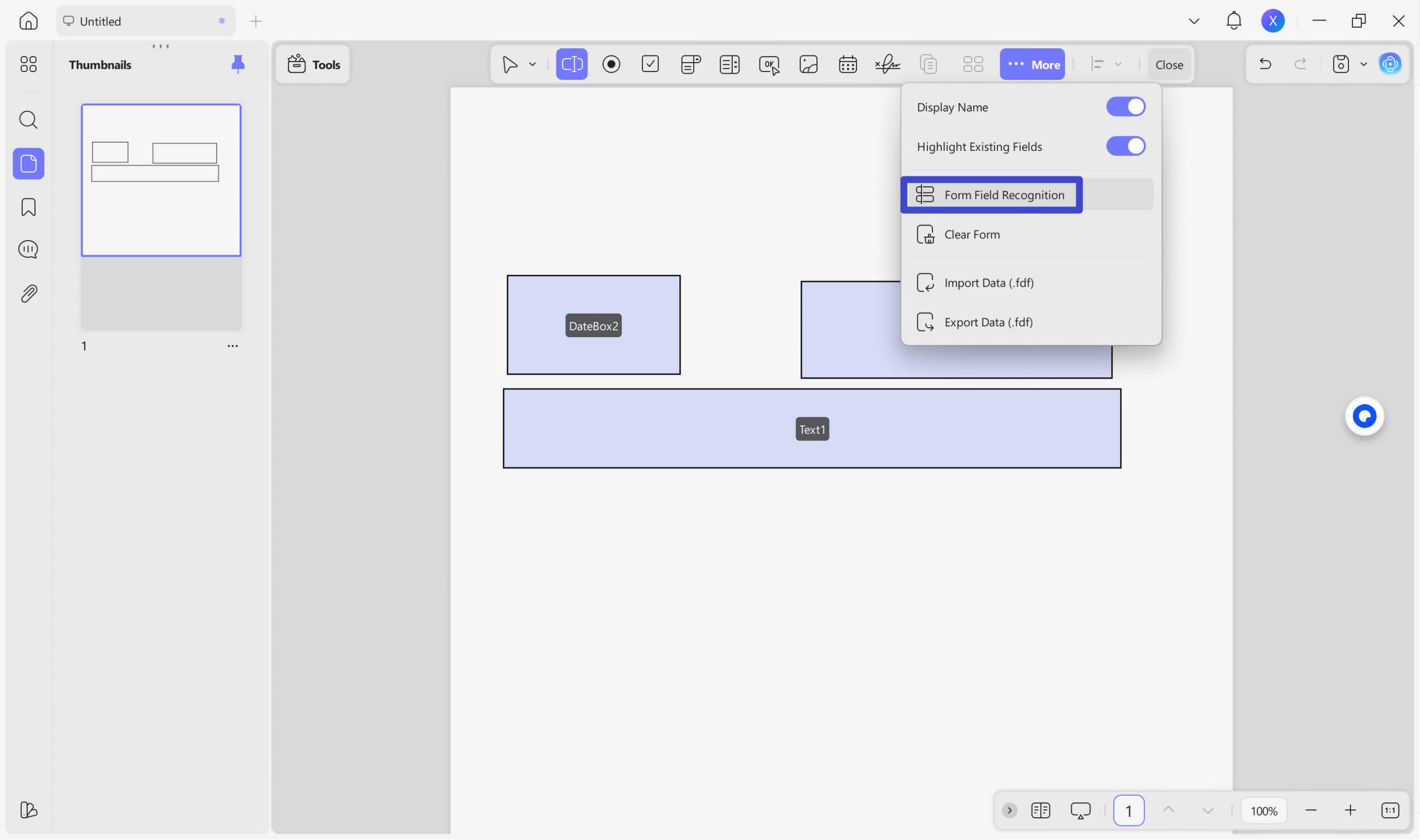 xfa form cannot be edited create fillable pdf form from non fillable one with updf
