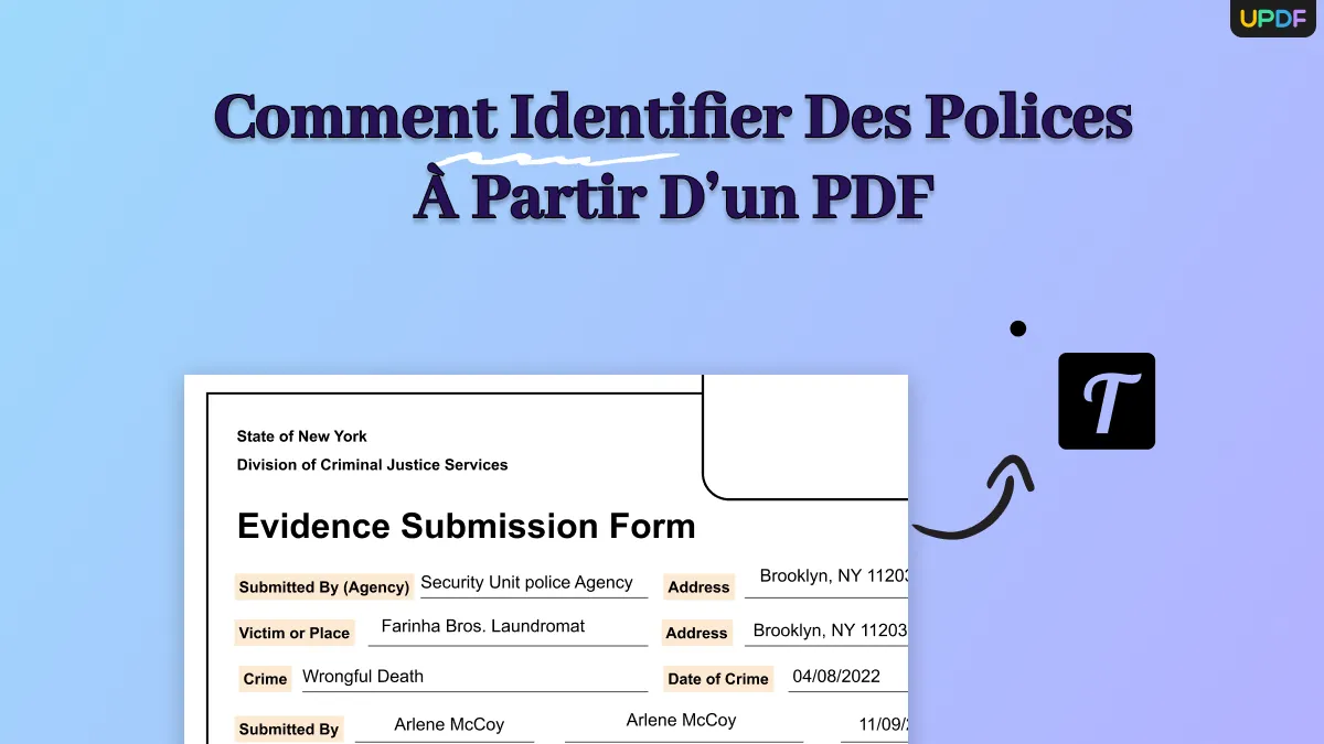 Comment identifier des polices du PDF en ligne et hors ligne ?