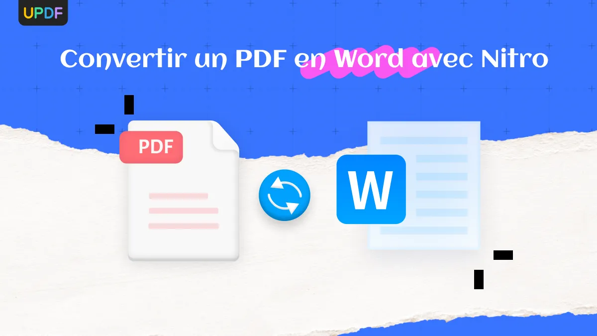 Apprenez à convertir un PDF en Word avec Nitro sans effort