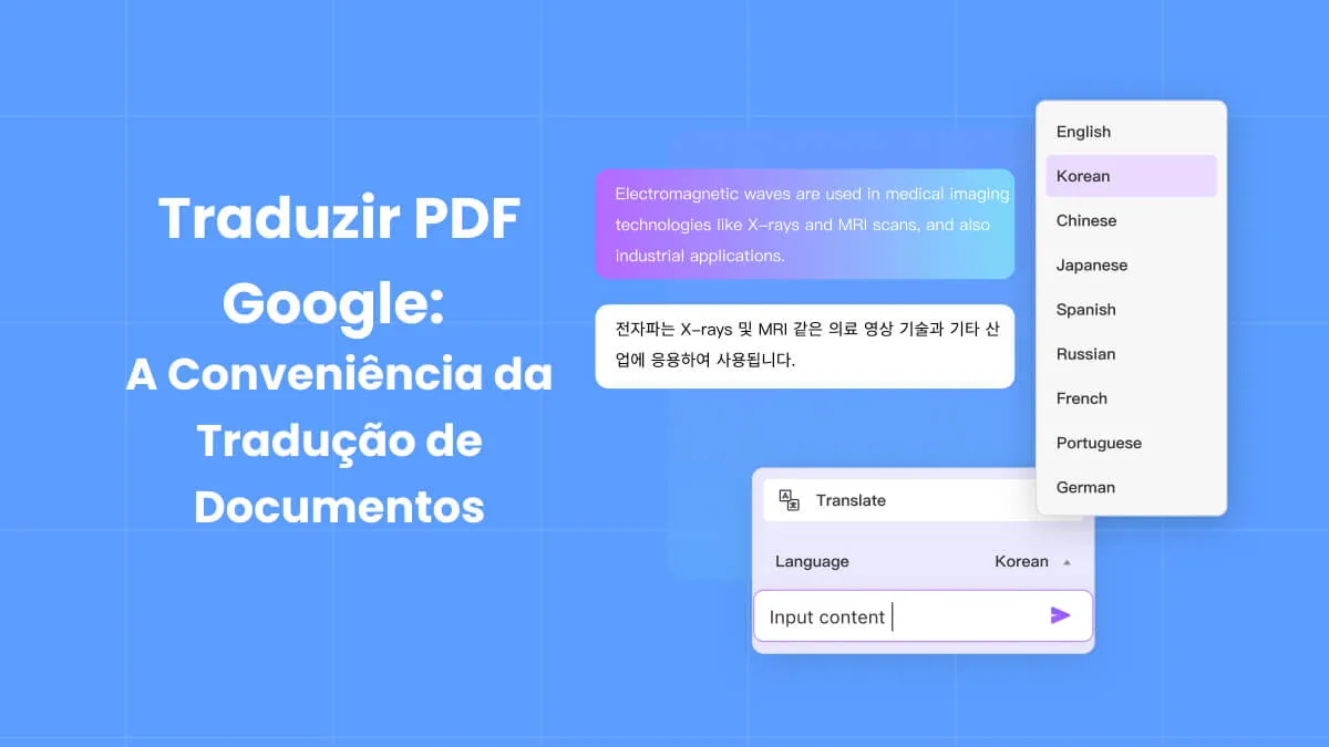 Traduzir PDF Google: A Conveniência da Tradução de Documentos