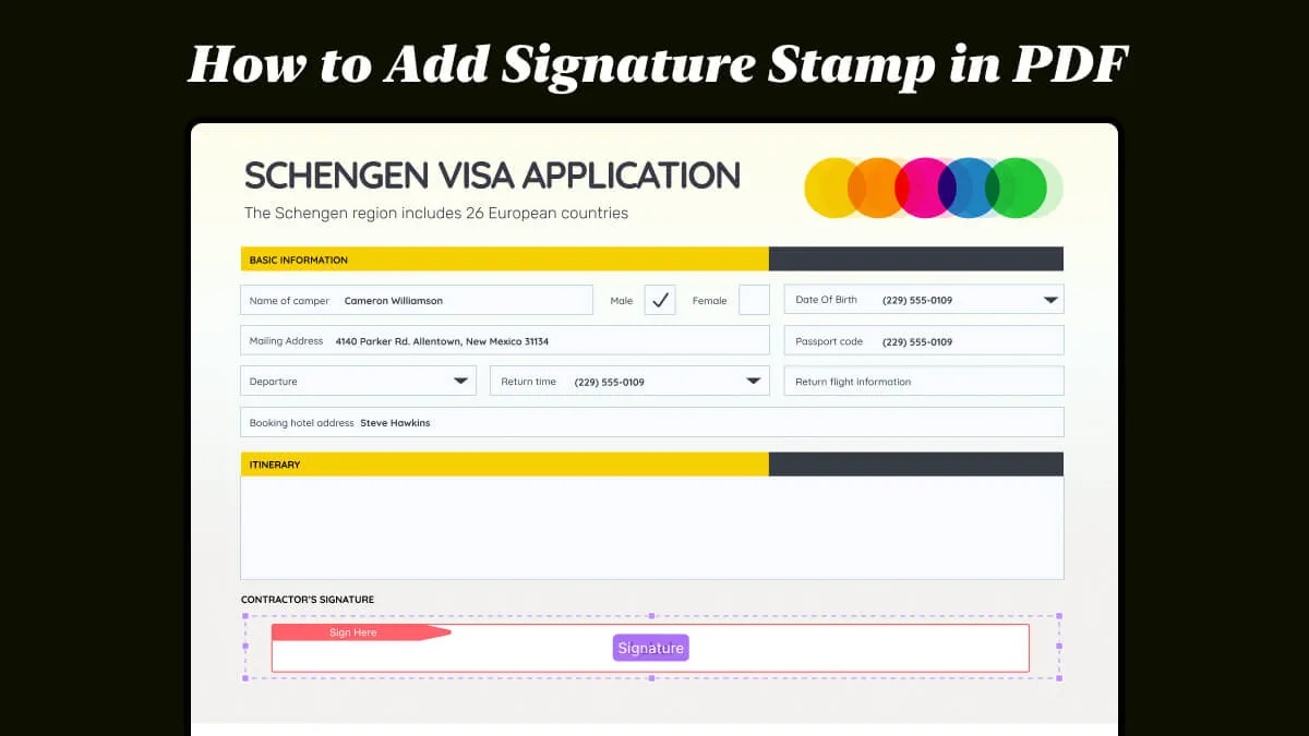How to Add Signature Stamp in PDF? (Step by Step)